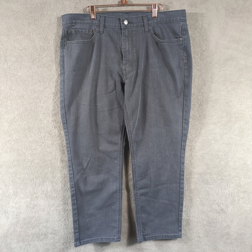 Levis 541 Athletic Taper Mens Charcoal Gray Jeans 38x30‎ W38 L30 Denim Pants